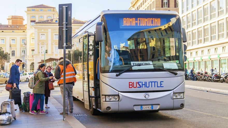 Автобус Sit Bus Shuttle из аэропорта Рима