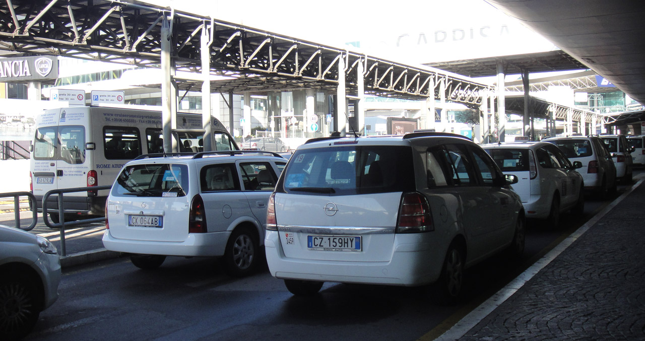 Такси из аэропорта Рима