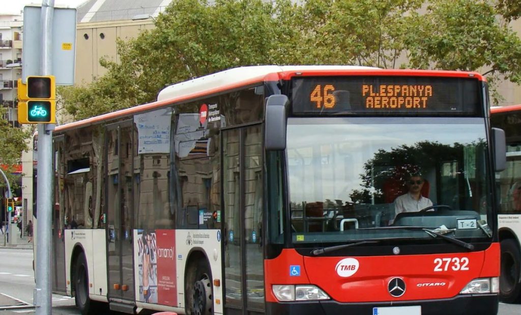 Автобус из аэропорта Барселоны