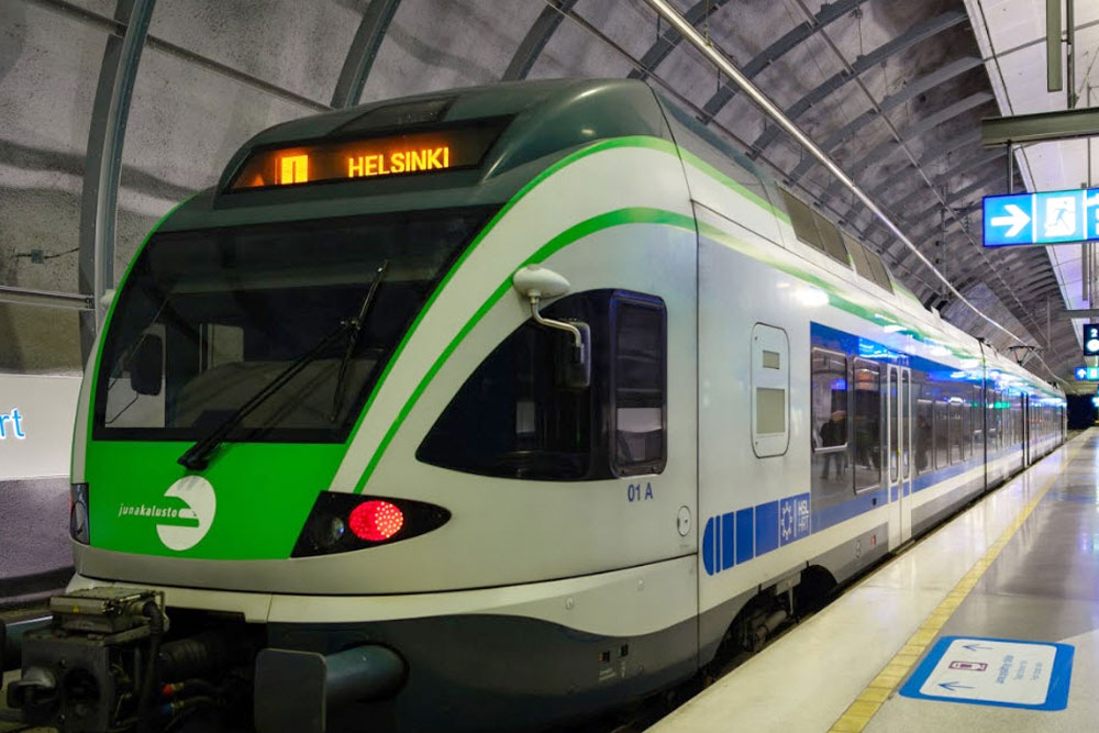 Электричка из аэропорта Хельсинки