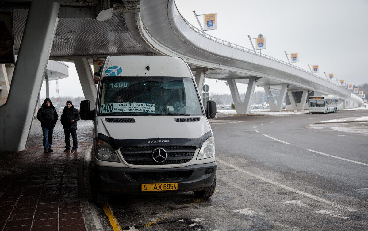 Маршрутка из аэропорта Минска